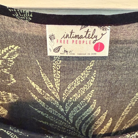 Free People Floral Women's Trapeze Dress - Picture 2 of 5